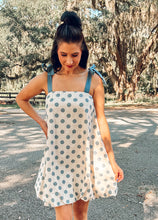 Dottie Bubble Dress | Dusty Blue