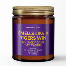 Smells Like A Tigers Win Game Day Candle | Teakwood + Mahogany