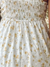 Fields Eyelet Midi Dress | Yellow