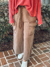 Wide Leg Cargo Utility Pants | Mocha