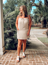 Shoreline Striped Dress | Beige