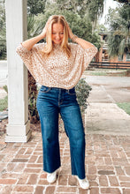 Leopard Batwing Oversize Top