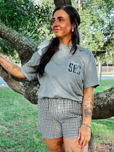 Gingham Boxer Shorts | Black