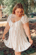 Floral Tiered Mini Dress | Small-Curvy