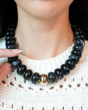 San Sebastian Beaded Resin Necklace: Orange