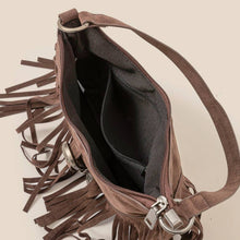 Cascade Fringe Shoulder Bag | Light Brown