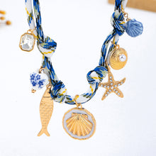 Rope Charm Seashell Necklace