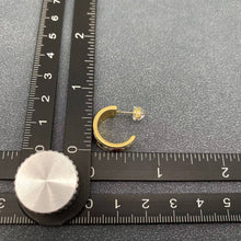 Floral Huggie Earring