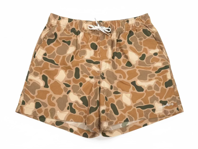 Brown Camo Performance Shorts | Brown Camo