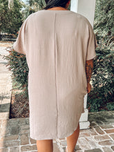 Airflow VNeck Tee Dress | Taupe