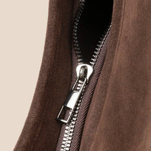Fringe Belt Decor Shoulder Bag | Dark Brown