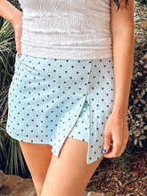 Playful Polka Dot Skort | Blue