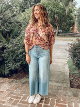Romance Floral Flowy Top | Mauve