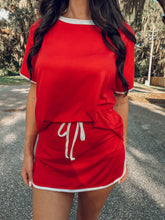 GameDay Skort Set | Red/White