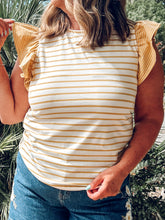 Port Honey Striped Top | Honey
