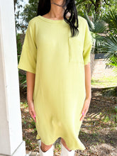 Urban Ribbed Mini Dress | Lime