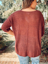 Fallen Loose Fitting Top | Burgundy
