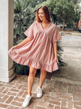 Parade Tiered Dress | Faded Red