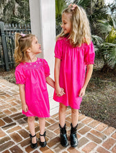 Sweetheart Smocked Bow Dress | Pink