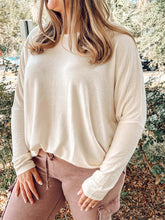 Relaxed Dolman Top | Cream