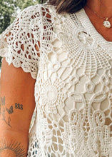 Crochet Button Top | Natural