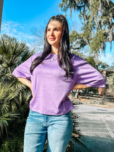 Scuba Boxy Top | Dusty Purple