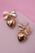 Heart Drop Earrings*