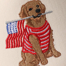 Golden Retriever USA Denim Trucker