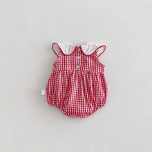 Strawberry Picnic Romper | Red