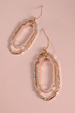 Oval Shaped Pearl Earrings