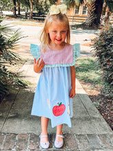 School Days Embroidered Cotton Dress