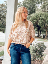 Leopard Batwing Oversize Top