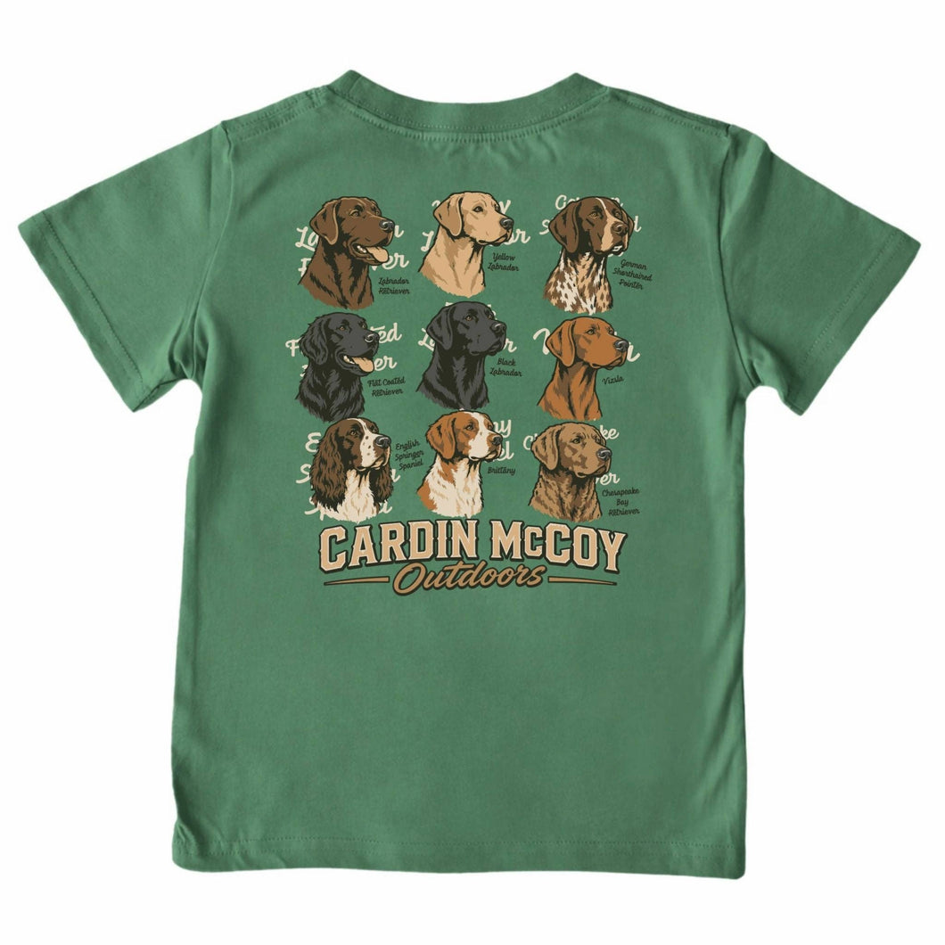 Hunting Dog Outdoors Pocket Tee | Dark Olive