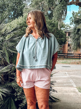 Boardwalk Striped Shorts | Red