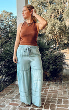 Go With It Tiered Pant | Blue