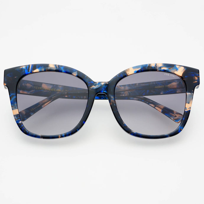 Amber Cat Eye Sunglasses | Blue