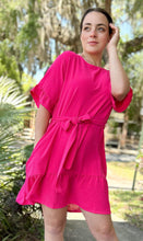 picture 1 woman in Brunch Babe Mini Dress | Pink