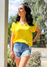 picture 2 woman in Simply Perfect Top | Yellow