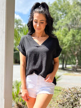 picture 1 woman in Simply Perfect Top | Black