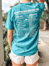 picture 2 back of Dear Person Tee | Teal