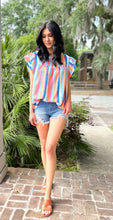 picture 3 woman in Candy Stripe Top | Multi