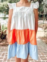 picture 3 front of Moment Tiered Ruffle Dress | White