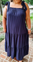 picture 4 front of Summer Stroll Curvy Maxi | Navy