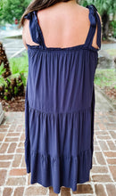 picture 5 back of Summer Stroll Curvy Maxi | Navy