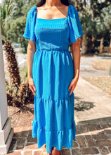 picture 2 front of Cool Summer Maxi Dress | Blue