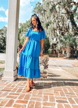 picture 3 woman in Cool Summer Maxi Dress | Blue