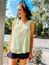 picture 1 woman in Summer Squeeze Tank | Lime