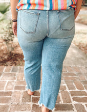 picture 4 back of Frayed Distressed Curvy Denim