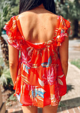 picture 4 back of Island Dream Floral Top | Red