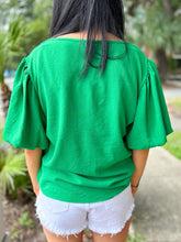 picture 3 back of Give Me A Sign Top | Green
